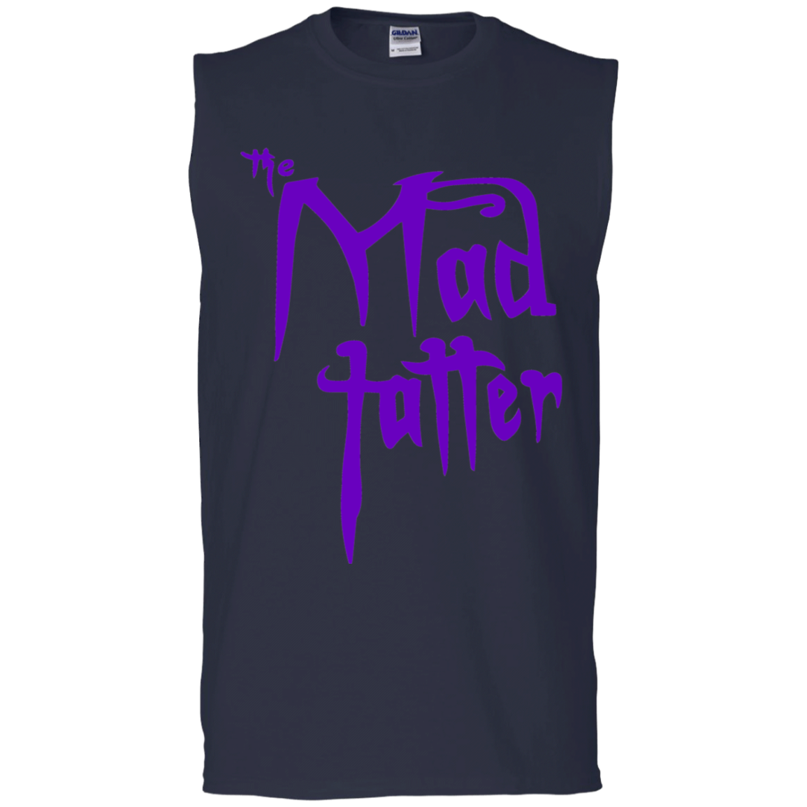 Men's Mad Tatter Sleeveless T-Shirt - Purple Logo