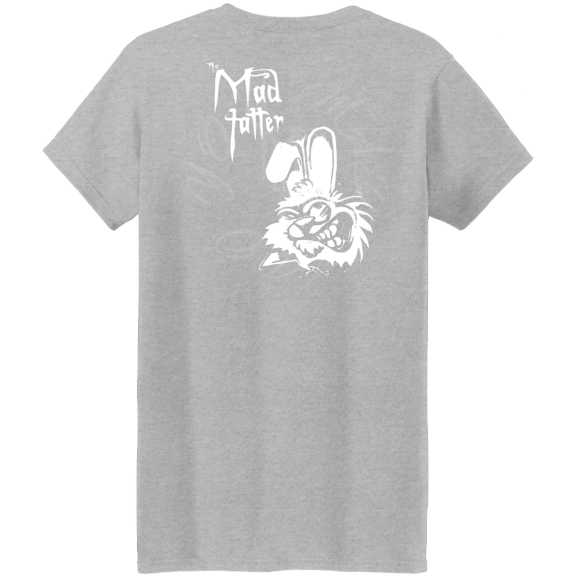 Ladies' Mad Mural Rabbit T-Shirt - White Logo