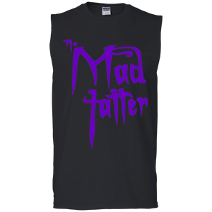Men's Mad Tatter Sleeveless T-Shirt - Purple Logo
