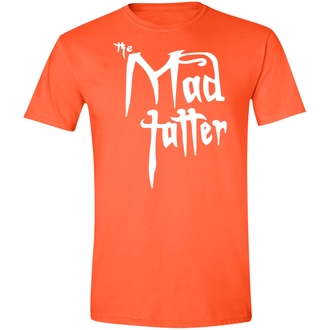Mad Tatter Softstyle T-Shirt - White Logo
