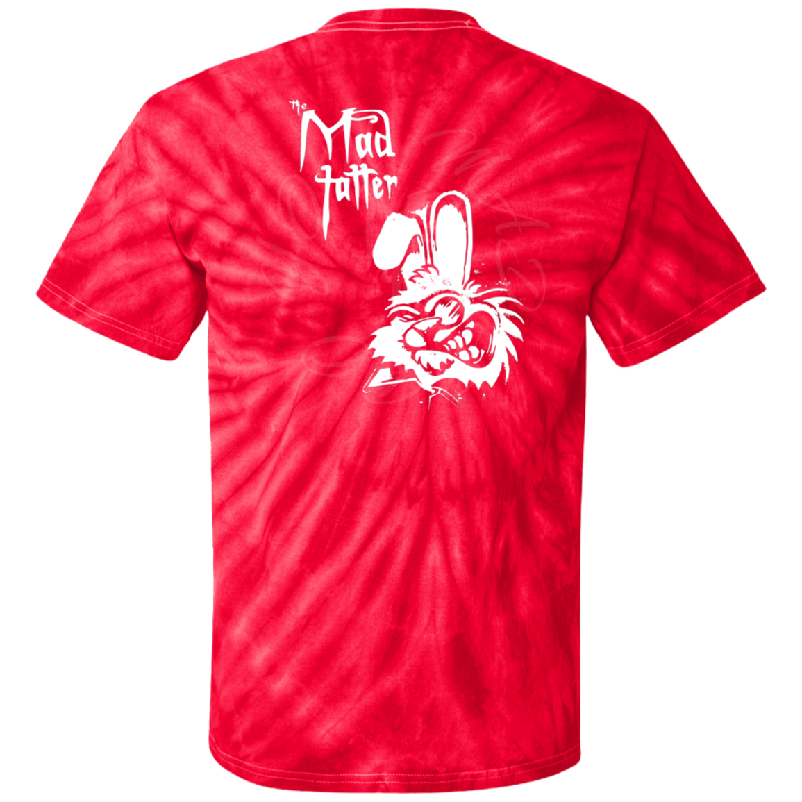 Mad Mural Rabbit Tie Dye T-Shirt - White Logo