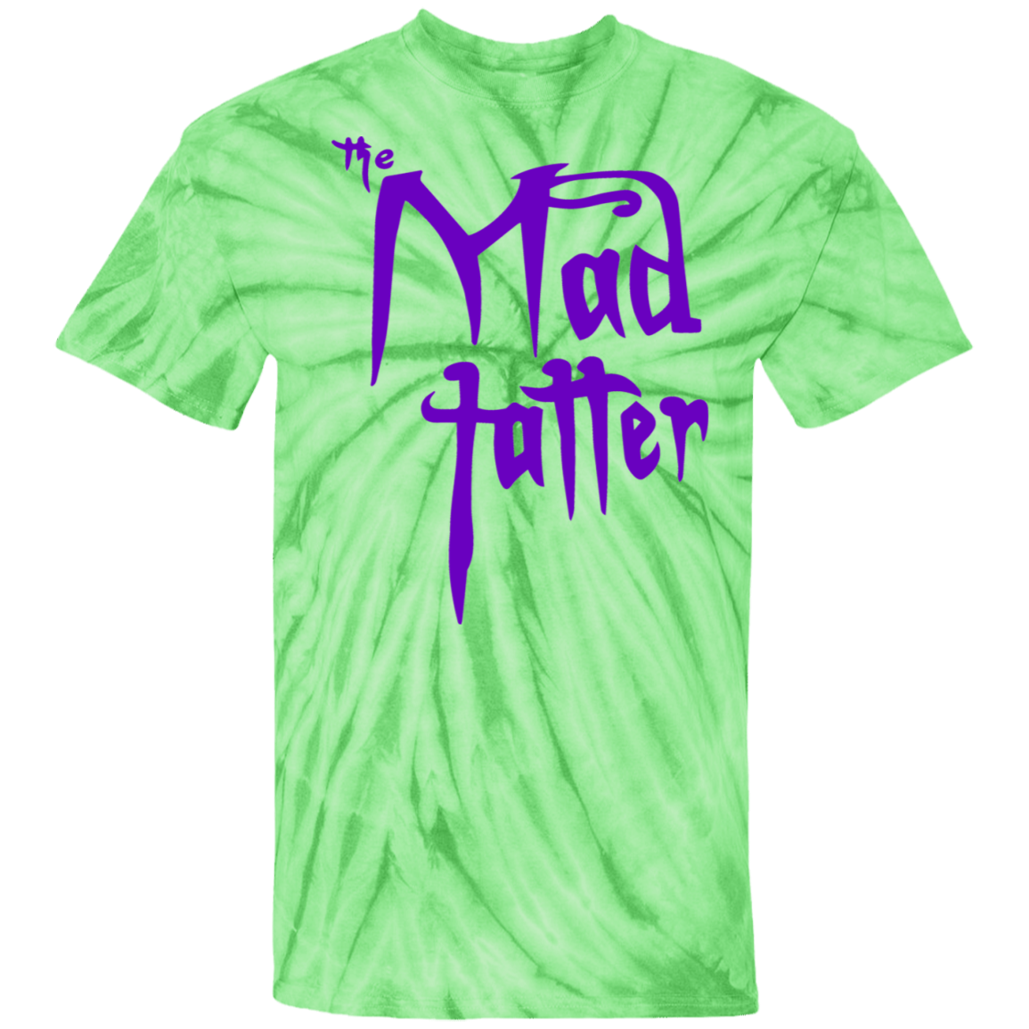 Mad Tatter Tie Dye T-Shirt - Purple Logo