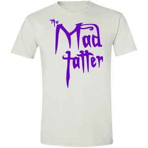 Mad Tatter Softstyle T-Shirt - Purple Logo
