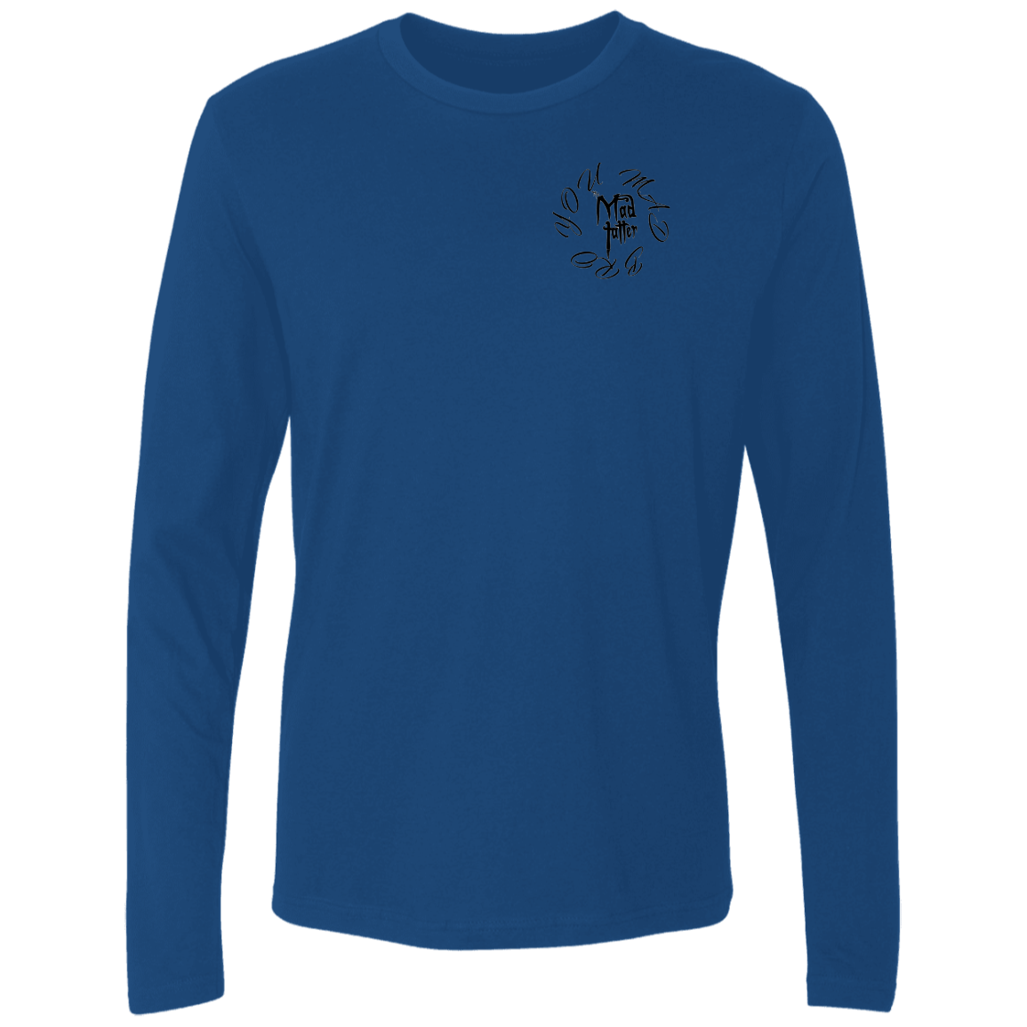 Men's Space Weasel Premium Long Sleeve Shirt - Black Logo