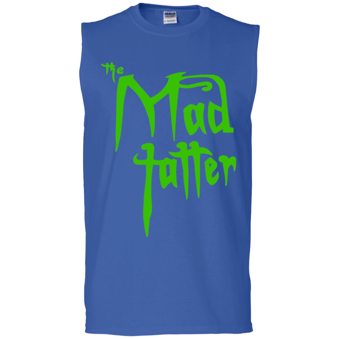 Men's Mad Tatter Sleeveless T-Shirt - Green Logo