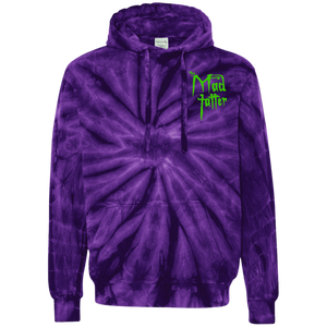 Mad Tatter Tie-Dyed Pullover Hoodie - Green Logo